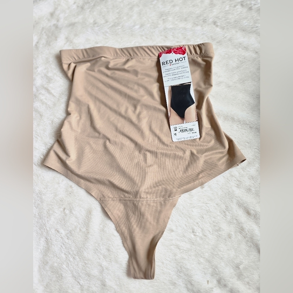NWT Red Hot By Spanx High Waist Thong Size Medium